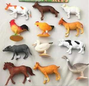 1 PAQUETE DE 6 Piezas Surtidas JUGAR ANIMALES DE GRANJA Juguete Animal Cerdo Vaca Caballo Pato - Imagen 1 de 1