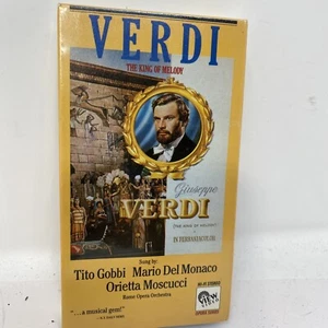 VERDI (The King Of Melody) VHS Tito Gobbi View Video Opera Series New Sealed - Foto 1 di 6