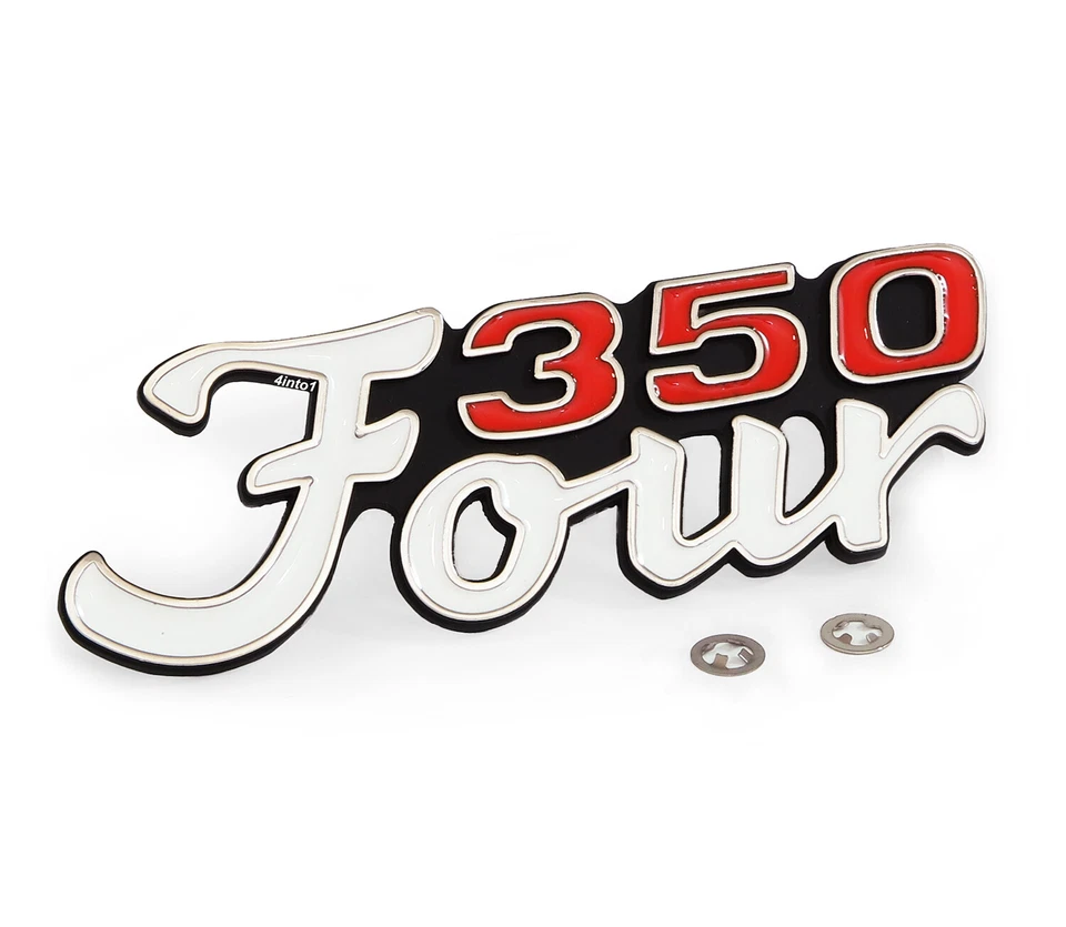 Металлическая боковая крышка эмблема значок - Honda CB350F CB350 четыре 1972 1973 1974 350 зажимов - Изображение 1 из 1