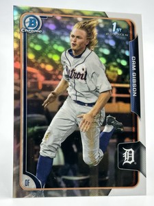 2015 Cam Gibson #20 Bowman Chrome Refractor Rookie 1st Bowman