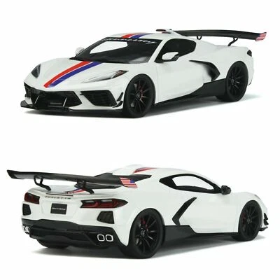 Chevrolet Corvette C8 Hennessey 2021 modelo blanco ártico 1/18 de GT Spirit GT317 Foto 1 de 4