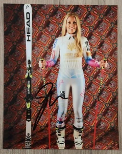 Lindsey Vonn Signed 8x10 Photo Gold Medal Olympian Skier LEGEND RAD - Picture 1 of 1