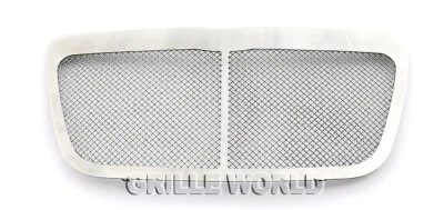 Inserto de rejilla superior de malla cromada de acero inoxidable para Chrysler 300/300C 2011-2014 Foto 1 de 2