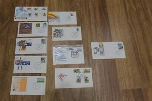 1978-79 FDC COVERS x10 HORSE RACING, WESTGATE BRIDGE, BIRDS, STREETON, XMAS - Picture 1 of 1