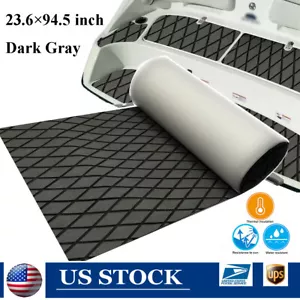 EVA Foam Teak Decking Sheet For Boat Marine Flooring Carpet | Grey Adhesive Mat - Picture 1 of 17