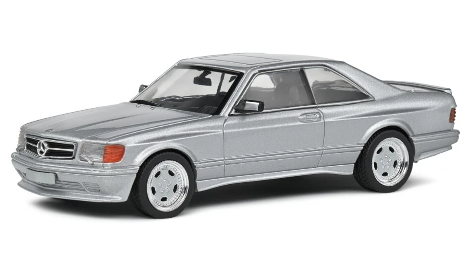 Mercedes 560 Sec Wide Body 1990 Silver 1:43 Model 4310903 SOLIDO - Immagine 1 di 1