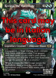 MTG KERUGA, THE MACROSAGE 48 EXC - IL MACROSAVIO - MUL IT - MAGIC - Picture 1 of 1