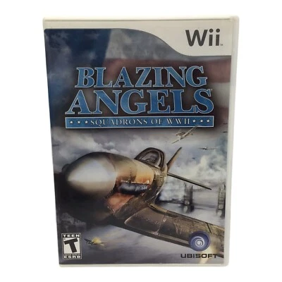 Blazing Angels: Squadrons of WWII Nintendo Wii 2007 Tested Working CIB W/ Manual - Image 1 of 4