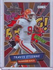 2021 WILD CARD TRAVIS ETIENNE COMIX ROOKIE CARD !!!