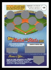 Larry Doby 1992 Topps Match The Stats Game Card #126 Cleveland Indians