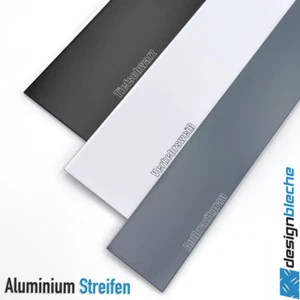 Alu Bleche beschichtete Bleche anthrazit Blech Farbige Bleche Alu Leiste RAL7016 - Bild 1 von 4