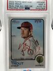 2022 Topps Heritage Mike Trout Real One-Red Ink PSA 9 PSA Auto 10 ROA-MT🔥39/73
