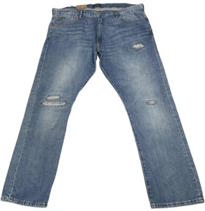 Polo Ralph Lauren Sullivan Slim Distressed Patchwork Jeans Sz 40x32 - Bild 1 von 13