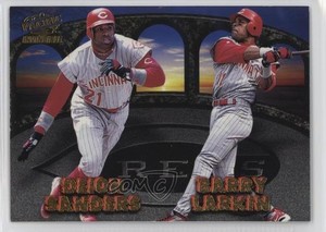 1998 Invincible Team Checklists Deion Sanders Barry Larkin Reggie Brett Tomko #7
