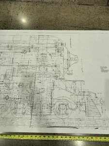 Southern Pacific Lima GS-6 4-8-4 Steam Locomotive Blueprint Drawing - Picture 1 of 6