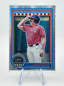 Hogan Nelson 2025 Panini USA Baseball Stars & Stripes Silver Holo #147 - Bild 1 von 2