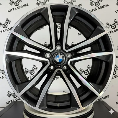 4 CERCHI IN LEGA ORIGINALI BMW M-SPORT SERIE 1 2 X1 X2 iX1 iX2 da 19" DEMONTATI - Bild 1 von 4