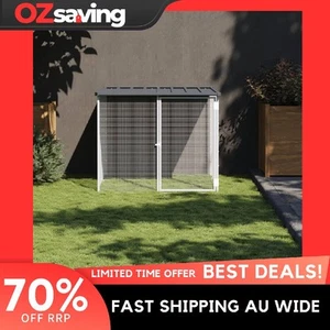 Chicken Cage Roof Anthracite 103x98x90 cm Durable Steel Safe Animals 2337 - Picture 1 of 5