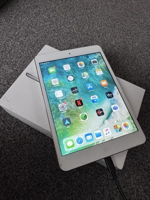 Apple iPad Mini 2 16GB, Wi-Fi Cellular, 7.9in, Silver Cracked Screen - Image 1 of 2