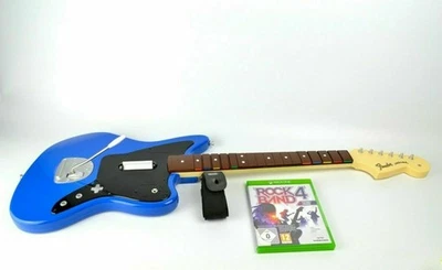 Xbox One Guitar Hero Rock Band 4 Wireless Jaguar Guitar Controller Strap + Game - Image 1 of 4
