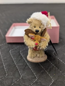 Deb Canham Holiday Santa Bear Second Issue Exclusive For D.C.A.D Collectors Club - Picture 1 of 9