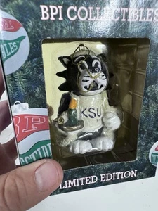 Kansas State Wildcats KSU NCAA BPI Collectibles Christmas Ornament VTG BH - Picture 1 of 5