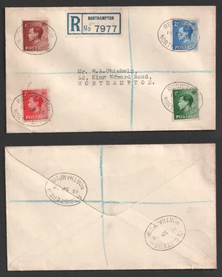 1936 KEVIII FDC. Full Set with 1d Issued on 14 Sept. Northampton First Day Cover - Image 1 of 3