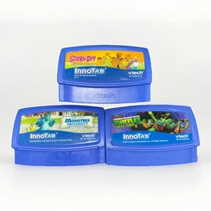 Vtech InnoTab Game Cartridges Lot Scooby Doo, TMNT & Monsters University - Picture 1 of 1
