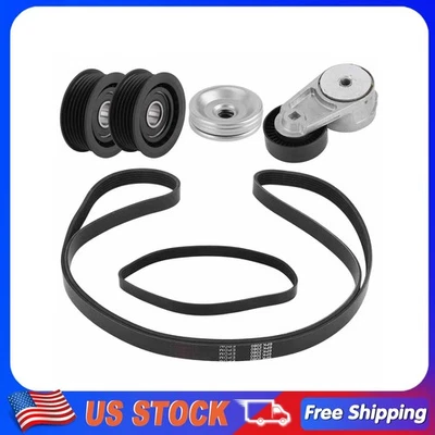 Kit de polea loca tensor de correa para Maserati Quattroporte Ghibli Levante 3.0 V6 Foto 1 de 4