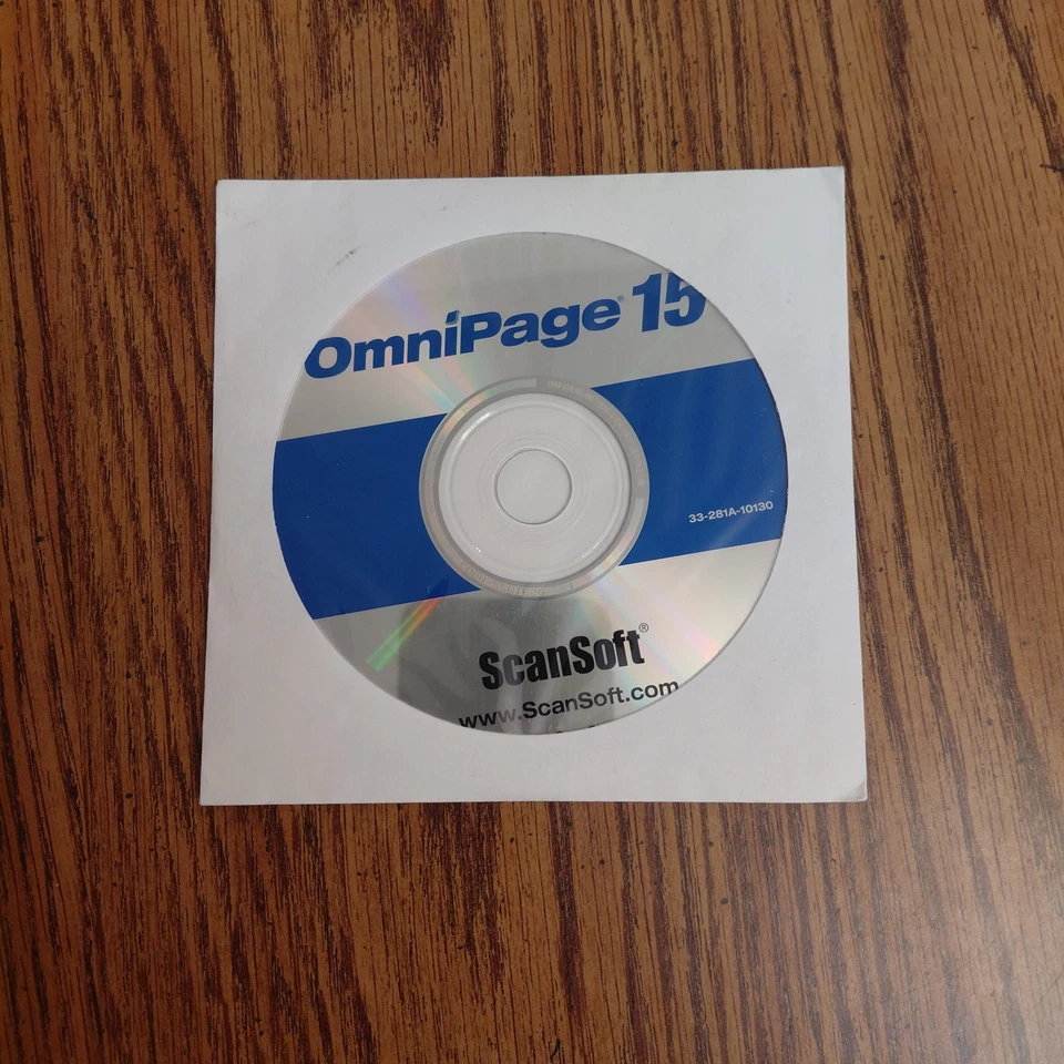 OmniPage Pro 15 PC CD Software with Serial Number - Image 1 of 1
