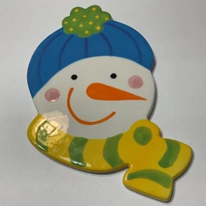 Coton Colors Happy Everything Frosty Snowman Attachment Winter Retired New - Picture 1 of 6