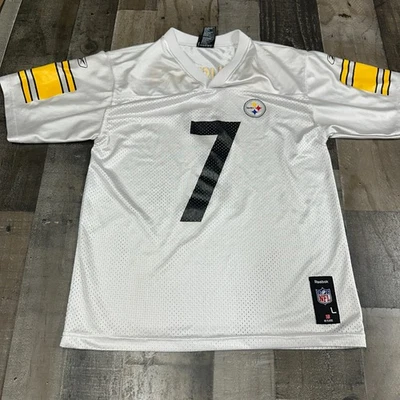 Camiseta deportiva Nike On Field NFL Ben Roethlisberger Pittsburgh Steelers juvenil grande Foto 1 de 4