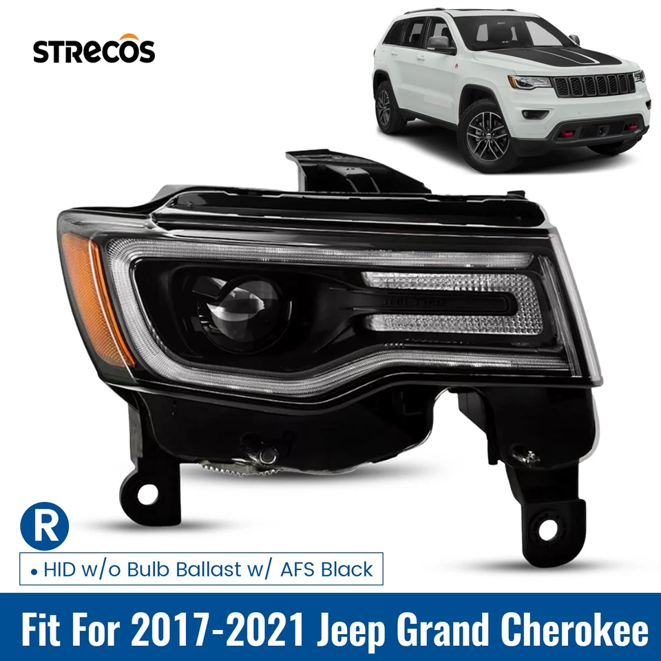 For 2017-2021 Jeep Grand Cherokee HID/ Xenon Headlight w/o Bulb Right Side16pins Foto 1 de 4