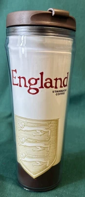 2008 Starbucks 12 oz City Series Travel Tumbler England Insulated Coffee Cup  - Image 1 of 4