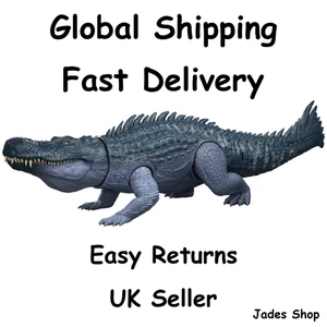 Jurassic World Rebirth Gigantic Thrashers Dinosaur Action Figure Toy Purussaurus - Picture 1 of 8