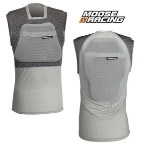 Moose Racing XCR Motocross Offroad Vest Chest Protector Grey - Pick Size - Foto 1 di 4