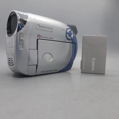 Canon DC210 Handheld DVD-RW Camcorder Silver Tested - Image 1 of 4
