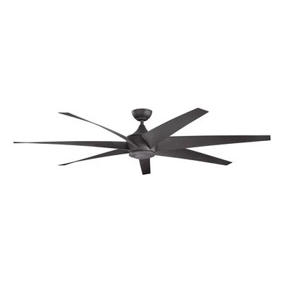 Kichler 310115DBK Lehr 80" Ceiling Fan in Distressed Black Finish - Image 1 of 2