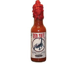 Scorpion Hot Sauce Trinidad Moruga Red Tail Wax Sealed Skull Very Hot Gift Spicy