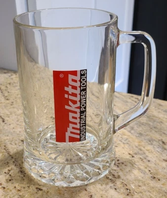  Taza de piedra de vidrio para herramientas eléctricas industriales Makita buen estado blanco rojo negro Foto 1 de 4