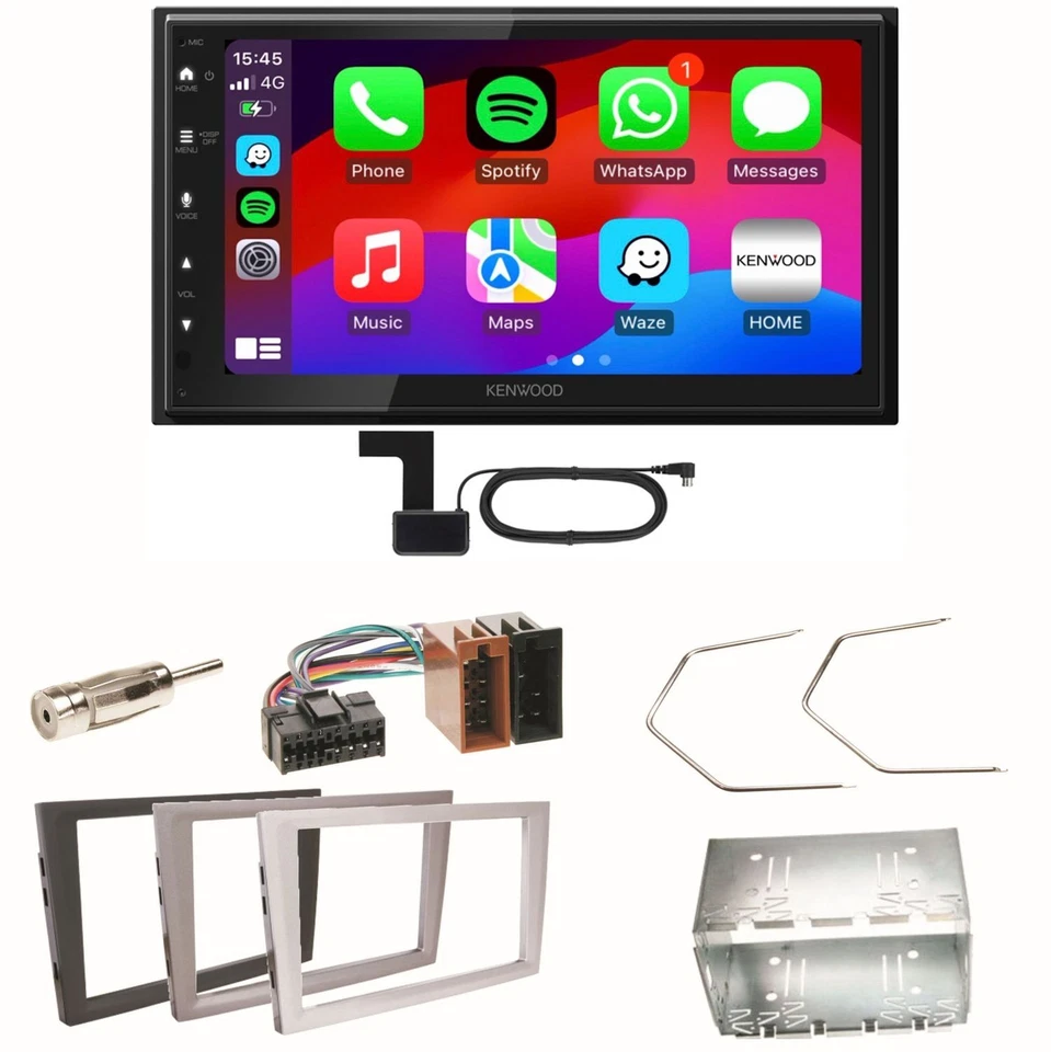 Kenwood DMX6523DABS Android Auto Einbauset für Opel Vectra C Signum Corsa Combo - Bild 1 von 1