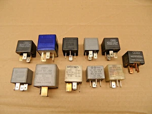 11x VW Audi Seat Skoda Relay Set 8D0951253A 8K0951253 141951253B 443919578C - Picture 1 of 10