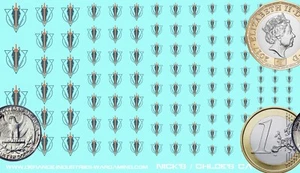 Nick's Cavaliers - Calcomanías de tobogán acuático para Battletech - Imagen 1 de 1