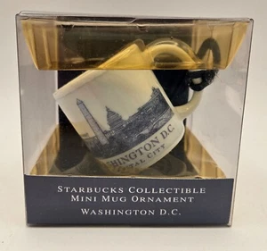 2007 Starbucks Architectural Series Washington DC Mini Mug Ornament Neu im Karton - Bild 1 von 5