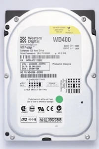 WD Protege 40GB IDE Desktop Hard Drive Model WD400EB-00CPF0 P/N WD400EB-00CPF0 - Picture 1 of 2