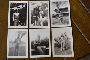 6) Vintage Photos 1942 WW2 Military US Army Soldiers Nature Deployment Scenery - Picture 1 of 12