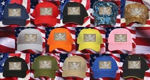 UDT HAT PATCH CAP US NAVY CALICO JACK FLAG USN IRAQ SEAL TEAL SPECIAL OPS WOW - Picture 1 of 26