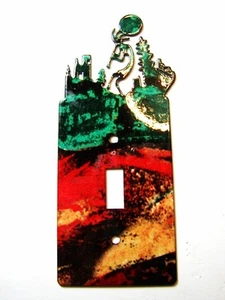 Kokopelli Flute Single Switch Cover Plate by Steel Images USA 022315A - Picture 1 of 3