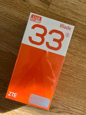 Smartphone ZTE Blade 33s nero - nuovo ancora confezionato - Immagine 1 di 4