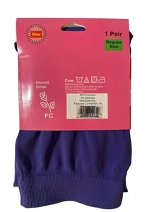 Purple High Waisted Fashion Leggings regular Size Purple - NWT - Picture 1 of 5